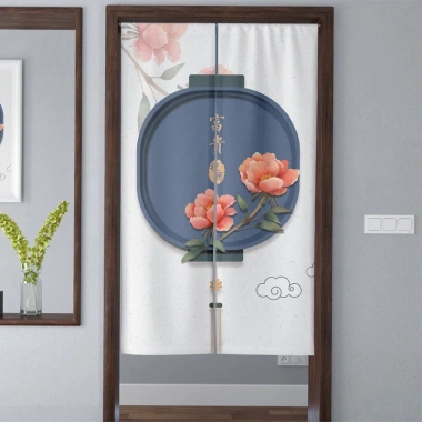 Rèm in hoa họa tiết Nhật Bản, bao gồm thanh treo, chỉ 239.000đ 10