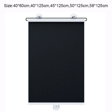 Rèm lăn NAMSHEVA đen, cốc hút bóng lăn, di động gọn nhẹ cho văn phòng và nhà, ưu đãi 109.560₫