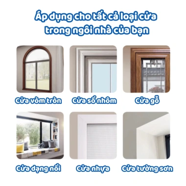 Rèm Lưới Chống Muỗi Tự Dính Cửa Sổ - Velcro, Thoáng Khí, Ngăn Côn Trùng, Giá 46.788₫ - Cozy Home 6