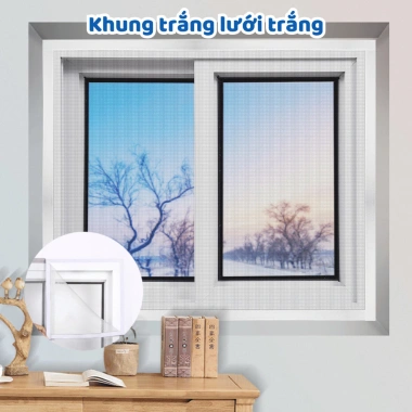 Rèm Lưới Chống Muỗi Tự Dính Cửa Sổ - Velcro, Thoáng Khí, Ngăn Côn Trùng, Giá 46.788₫ - Cozy Home 10