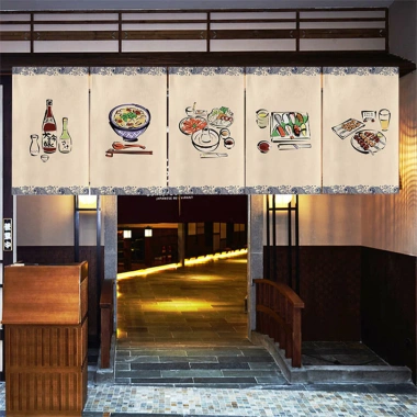 Rèm Ngắn Nhật Bản Paron cho Izakaya, Sushi – Biển Hiệu Cửa Sổ, Giá 81.000đ