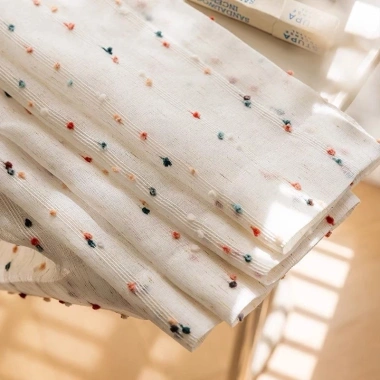Rèm Ngày Cầu Vồng Sheer cho Phòng Khách - Màn Trượt Langsir Ngắn Nửa, 147.660₫