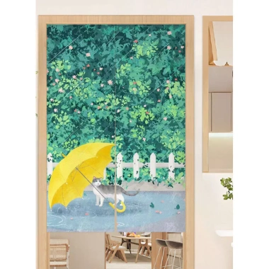 Rèm phân vùng đa năng cho bếp, phòng ngủ, phòng khách – không đục lỗ, dễ vệ sinh, nửa rèm ngắn, giá chỉ 194.400đ 8