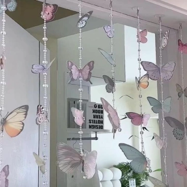 Rèm PVC Bướm Cửa Nền Trái Tim Cô Gái - Trang Trí Phòng Ngủ Giá Ưu Đãi 73.249đ 7 Rèm PVC Bướm Cửa Nền Trái Tim Cô Gái - Trang Trí Phòng Ngủ Giá Ưu Đãi 73.249đ 7