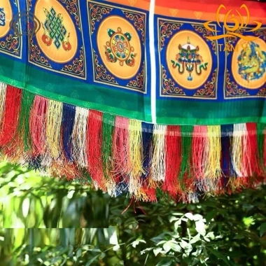 Rèm Quây Trang Trí, Rèm Viền Tường, Tám Cát Tường, Bát Kiết, Giá ưu đãi 300k 4