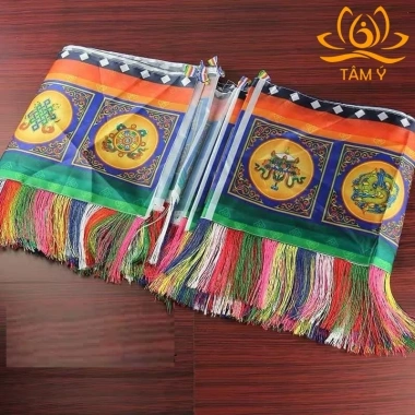 Rèm Quây Trang Trí, Rèm Viền Tường, Tám Cát Tường, Bát Kiết, Giá ưu đãi 300k 9