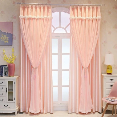 Rèm ren D17 phong cách công chúa Hàn Quốc, có lỗ, treo cửa sổ, giá ưu đãi 389k 2 Rèm ren D17 phong cách công chúa Hàn Quốc, có lỗ, treo cửa sổ, giá ưu đãi 389k 2