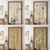 Rèm Retro Hoa & Chim Noren Phong Thủy - Phân Vùng Nhà Bếp Phòng Ngủ - Giá 180k
