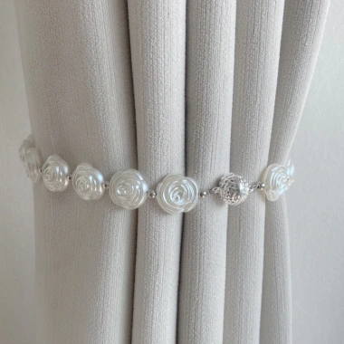Rèm Tie Dây Đai Shell Rose - Trang Trí Nhà Sang Trọng, Giá Ưu Đãi 112,398VND 7