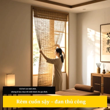 Rèm tre tự nhiên che nắng che mưa - Mành tre sang trọng, trang trí nội – ngoại thất, vách ngăn, giá 200.000đ