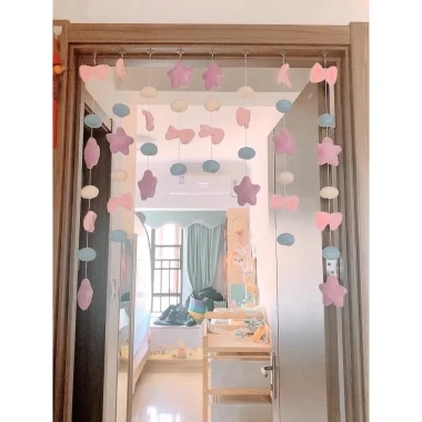 Rèm Treo Cửa Phòng Ngủ Trẻ Em Littlefish Không Cần Khoan - Chịu Lực Cao 2