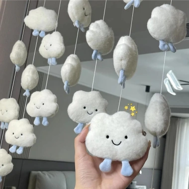 Rèm treo cửa vải nhung dễ thương, dán không khoan tường – giá chỉ 125k