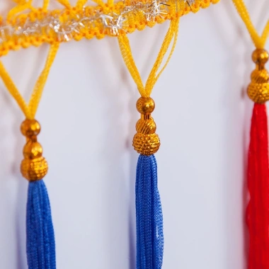 Rèm Treo Phật Đạo, Hoa Sen, Bát Quái, ren tua rua, size 1-2.5m, giảm còn 148.750₫