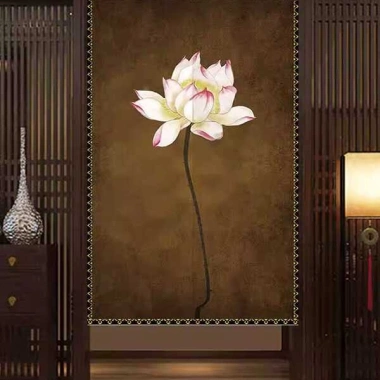 Rèm vải không đục lỗ hoa sen Zen – Vách ngăn phòng khách, bếp, nửa phòng ngủ, nhà vệ sinh, 194.400đ