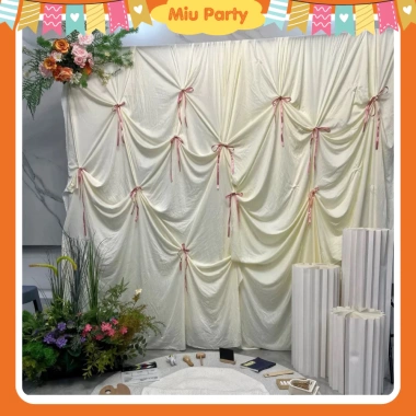 Rèm Vải Lụa Phông Nền Trang Trí Sinh Nhật Tiệc Tùng Miu Party Giá 65k 7 Rèm Vải Lụa Phông Nền Trang Trí Sinh Nhật Tiệc Tùng Miu Party Giá 65k 7