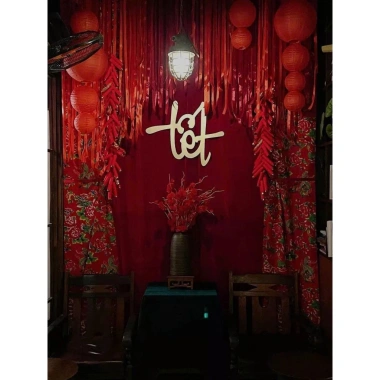 Rèm Vải Nhung Dày Đẹp – Trang Trí Tết, Phông Nền Chụp Ảnh, Giá 139k 2