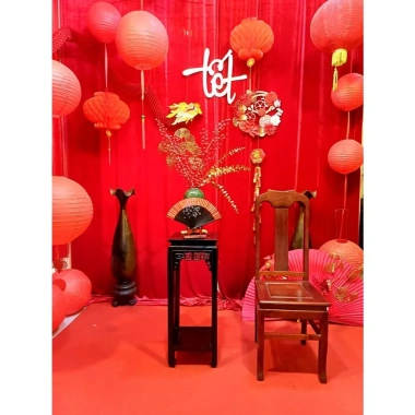 Rèm Vải Nhung Lông Đỏ Cờ Trang Trí Tết Tiệc Cưới Lễ Hội Xu Hướng 2.026 238k