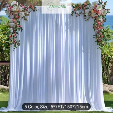 Rèm Vải Thun Lạnh Dày 1.5m – Phông Cưới, Backdrop Sinh Nhật – Anhome TL1 88.999đ