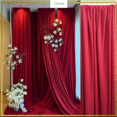 Rèm Vải Thun Lạnh Dày 1.5m – Phông Cưới, Backdrop Sinh Nhật – Anhome TL1 88.999đ