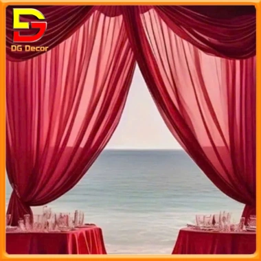 Rèm Vải Thun Lạnh Đỏ DG-717 - Trang trí sinh nhật, đám cưới, sự kiện, chụp ảnh studio, giá 99.000₫ 2 Rèm Vải Thun Lạnh Đỏ DG-717 - Trang trí sinh nhật, đám cưới, sự kiện, chụp ảnh studio, giá 99.000₫ 2