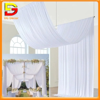 Rèm Vải Thun Lạnh Đỏ DG-717 - Trang trí sinh nhật, đám cưới, sự kiện, chụp ảnh studio, giá 99.000₫