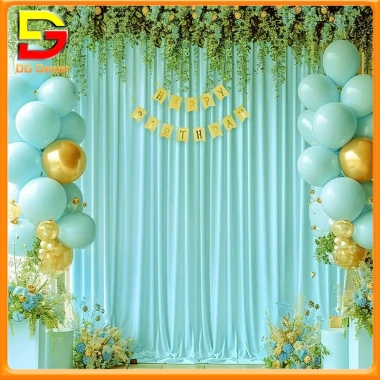 Rèm Vải Thun Lạnh Đỏ DG-717 - Trang trí sinh nhật, đám cưới, sự kiện, chụp ảnh studio, giá 99.000₫