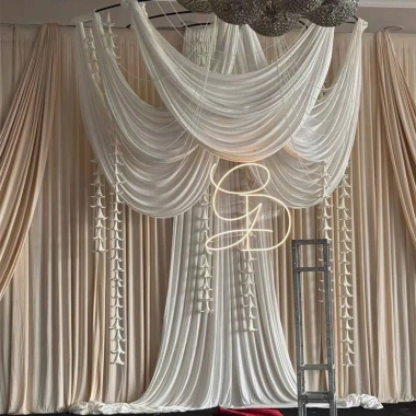 Rèm Vải Thun Lạnh Nu 1.7m: Phông nền chụp ảnh đám cưới, sinh nhật, tiệc, khổ rộng, 99k 3