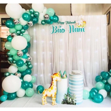 Rèm vải voan lưới đã may sẵn, tặng dây treo Phông sinh nhật, tiệc cưới, sự kiện 34.499₫