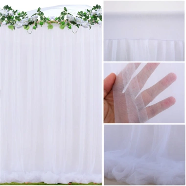 Rèm Vải VOAN LƯỚI TUTU Đủ Màu Đẹp ống luồn dây - Chụp ảnh cưới, tiệc sinh nhật, giá 18.000 VND 9