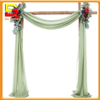 Rèm Vải Voan Thun Xanh Bơ DC-716 - Phông Nền Decor Sinh Nhật Đám Cưới Chụp Ảnh