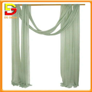 Rèm Vải Voan Thun Xanh Bơ DC-716 - Phông Nền Decor Sinh Nhật Đám Cưới Chụp Ảnh 6