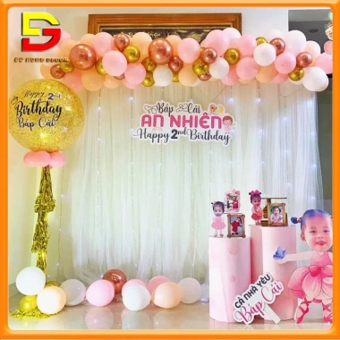 Rèm Voan 2 Lớp DG-605 Trang Trí Sinh Nhật, Sự Kiện - Phông Nền Ảnh Giá 139k 9