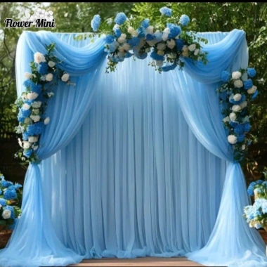 Rèm Voan 2 Lớp Màu Đỏ - Trang Trí Phông Rạp Đám Cưới, Sinh Nhật, Giáng Sinh, Lễ Tết, Party Giá Ưu Đãi 129k