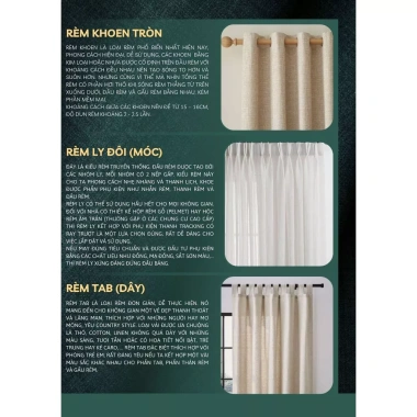 Rèm voan chấm bi DU1.660 - Chống nhìn trộm, cản nắng, chống UV, giá ưu đãi 244k