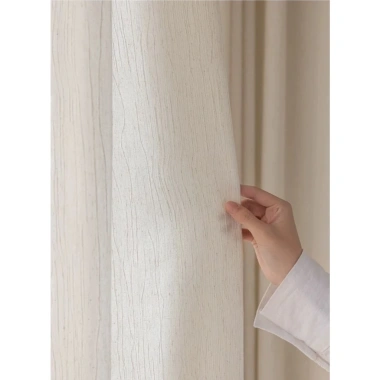 Rèm voan gân Japandi nhẹ nhàng sang trọng phòng khách ngủ - Giá 180.000₫ 3