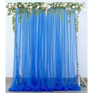 Rèm Voan Lưới 5cm Luồn Sẵn Size Tùy Chỉnh - Trang Trí Tiệc Cưới, Nền Chụp Ảnh Lãng Mạn, Giá Ưu Đãi 18.000 VND 7