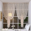 Rèm Voan Trắng Dán Tường MYAHOME Họa Tiết Luồng Ống Vintage Decor Phòng Ngủ 110k 5