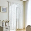 Rèm Voan Trắng Dán Tường MYAHOME Họa Tiết Luồng Ống Vintage Decor Phòng Ngủ 110k 6