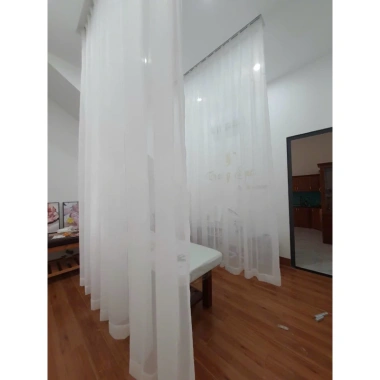 Rèm von trắng Hạt Mưa Hàn Quốc - Ngăn giường, trang trí cửa sổ, giá 150.000 VND 5 Rèm von trắng Hạt Mưa Hàn Quốc - Ngăn giường, trang trí cửa sổ, giá 150.000 VND 5