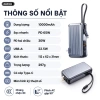 REMAX CP-11 Pin sạc dự phòng 10.000mAh QC3.0+PD 65W 3C Xám Tarnish - Giá 937.000 VND 6