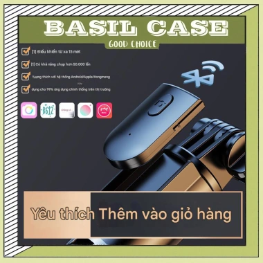 Remote Bluetooth điều khiển từ xa cho gậy selfie 3 chân - Pin dự phòng, giá 5.000₫