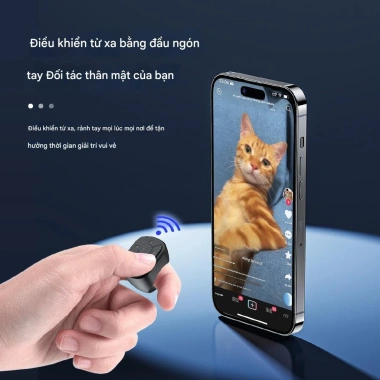 Remote Bluetooth điều khiển từ xa cho gậy selfie 3 chân - Pin dự phòng, giá 5.000₫