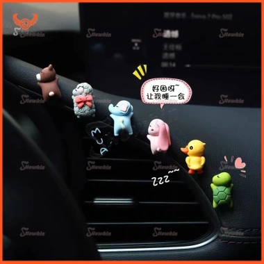 Resin Mini Thỏ Rùa Cừu - Trang trí bảng điều khiển xe hơi, gương chiếu, 6.985đ