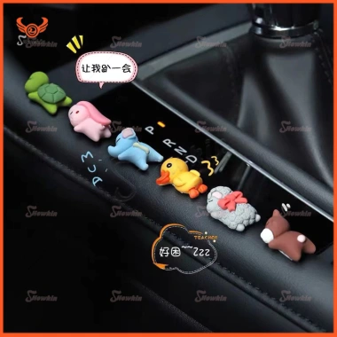 Resin Mini Thỏ Rùa Cừu - Trang trí bảng điều khiển xe hơi, gương chiếu, 6.985đ