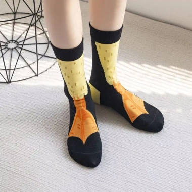 RGFV 5 Đôi Tất Chân Gà Mỏng - Hoạt Hình Ngộ Nghĩnh, Thoáng Khí, Chống Trơn Trượt 7
