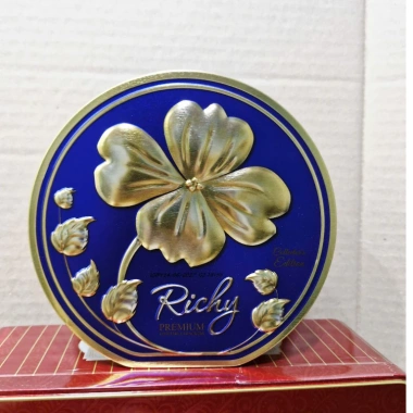 Richy Kenju Bánh Quy Nougat Kem Sữa Hộp Thiếc 372g Tết 2.026 chỉ 77.000đ