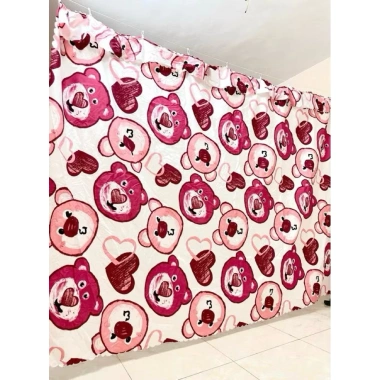 Rido Rèm cửa Che Gác Trọ, Ngăn Phòng Trọ Đa Kích Thước, Móc Treo Vải Cotton Poly - Giá chỉ 18.099 VND