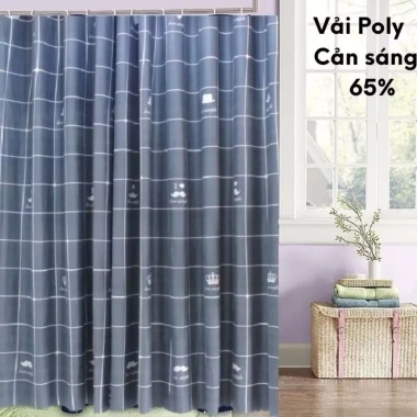 Rido rèm ngăn phòng che nắng poly cao cấp, móc treo sẵn, nhiều mẫu đủ size, giá 49.000đ 2 Rido rèm ngăn phòng che nắng poly cao cấp, móc treo sẵn, nhiều mẫu đủ size, giá 49.000đ 2