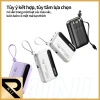 RII New 10.000mAh Mini Powerbank 4 Cáp Tích Hợp iPhone Type-C Micro - Sạc nhanh, Bảo hành 12 tháng - Giá 198.000đ