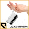 RII New 10.000mAh Mini Powerbank 4 Cáp Tích Hợp iPhone Type-C Micro - Sạc nhanh, Bảo hành 12 tháng - Giá 198.000đ 3